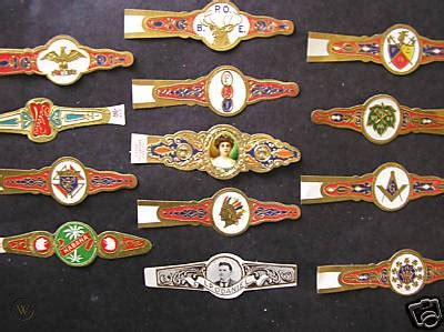 SMALL LOT OF VINTAGE CIGAR BANDS - FROM ESTATE SALE | #39380694