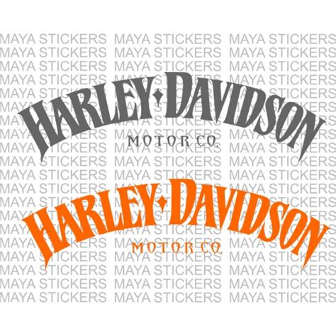 Harley Davidson Motor Co. logo stickers