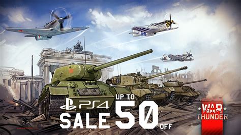 War Thunder on Twitter: "PS4 players rejoice! Up to 50% sale for Allied ...