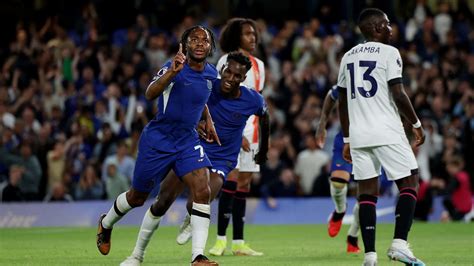 EPL: Sterling helps Chelsea to first season win against Luton Town