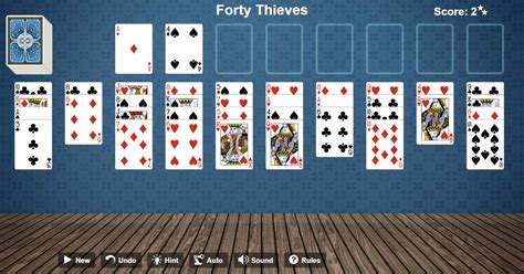 Forty Thieves Solitaire - Play Online