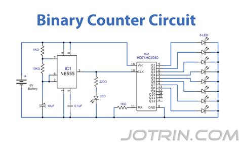 Exploring IC 7493: A Deep Dive into 4 Bit Binary Counter Circuit ...