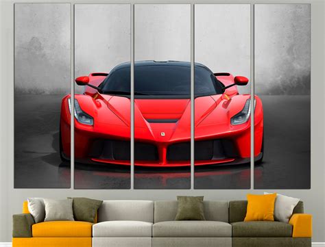 Ferrari Leinwand Extra große Wand Kunst Ferrari Druck jungen | Etsy