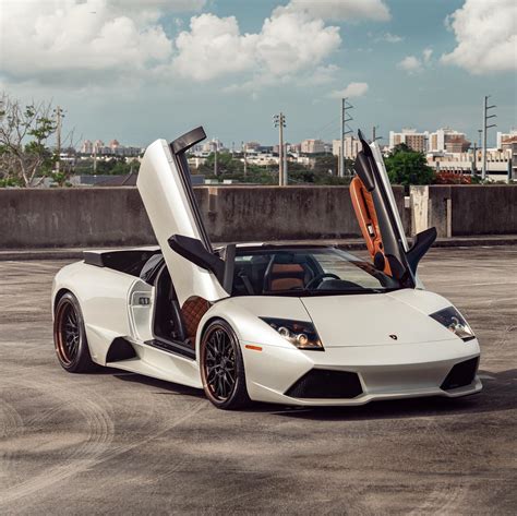 Looking Classy yet Modern, This Satin White Lambo Murci Roadster Is ...