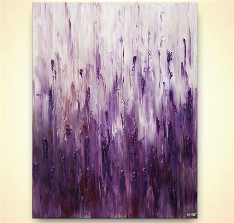 Abstract Paintings by Osnat Fine Art - Purple Sparkle | Purple abstract ...