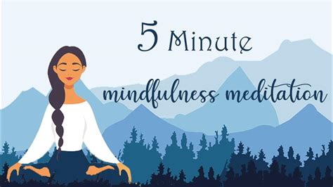 5 Minute Mindfulness Meditation - YouTube