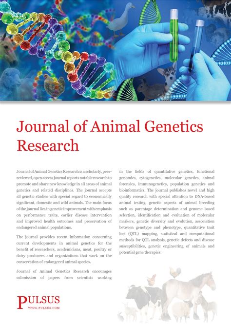 Journal of Animal Genetics Research | Open Access Journals