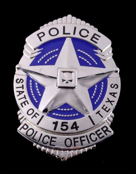 State of Texas Police Officer Badge