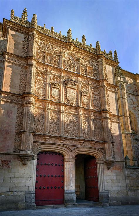 University of Salamanca Spain Entrance Facade Photograph by Joan ...