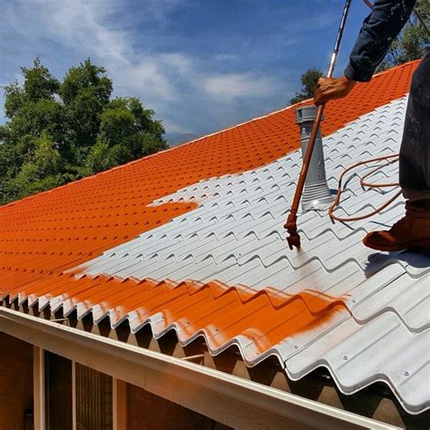 Metal Roof Restoration in Upland CA with Nutech Paints Color NXT ...