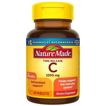 Nature Made Vitamin C 1000 mg Dietary Supplement Tablets | Walgreens