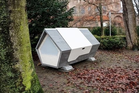 These solar-powered sleeping pods were designed to provide homeless ...