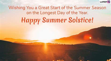 Summer Solstice 2021 Wishes and HD Images: WhatsApp Messages, Summer ...