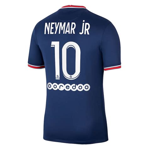 PSG Jersey Custom Home NEYMAR JR #10 Soccer Jersey 2021/22