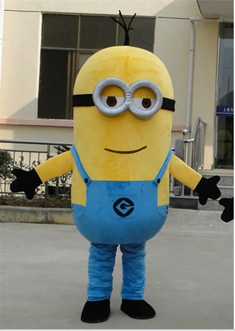 NEW ARRIVE minion Mascot Costume Adult Character Costume Cosplay ...