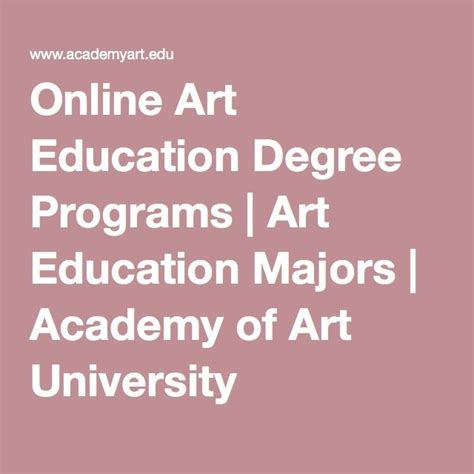 Online Art Education Degree Programs | Art Education Majors | Education ...