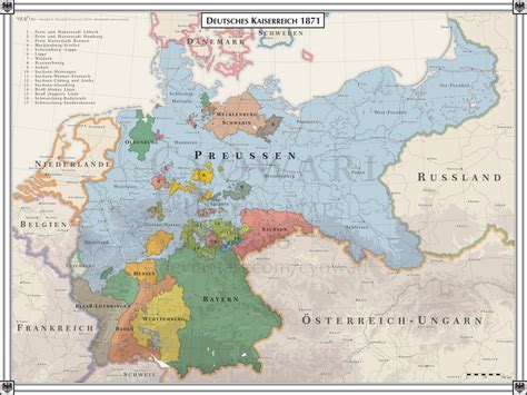 German Empire 1871 [Deutsches Reich Jahr 1871] (Empire Du Allemand ...