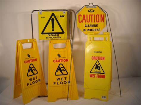 Wet Floor Cleaning Signs