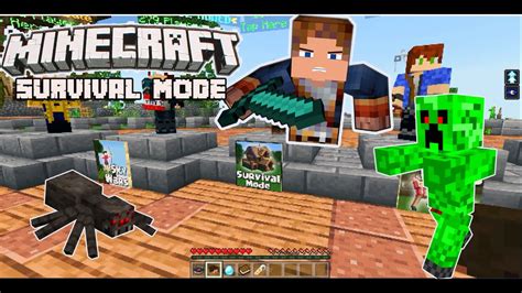 Minecraft Survival Mode Windows 10 Edition - YouTube