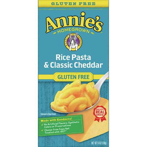 Annie's dairy free mac and cheese - paselisting