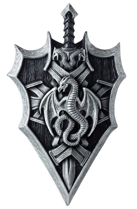 Dragon Lord Shield & Sword | Knight shield, Dragon sword, Shield tattoo