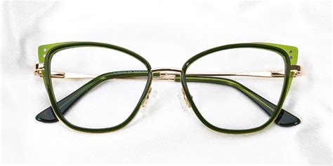 Lorelei - Cat-eye Green Glasses for Women - Lensmart