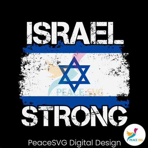 Israel Strong Pray For Israel Flag SVG Graphic Design File » PeaceSVG