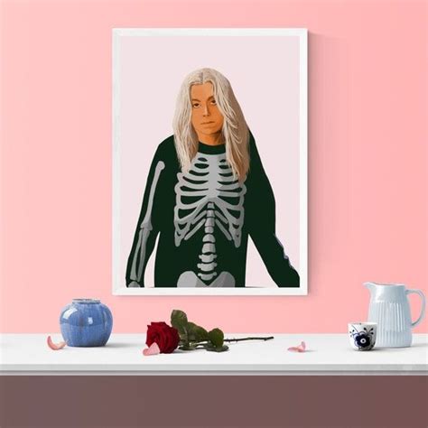 Phoebe Bridgers Poster. Phoebe Bridgers Skeleton Suit Poster | Etsy ...