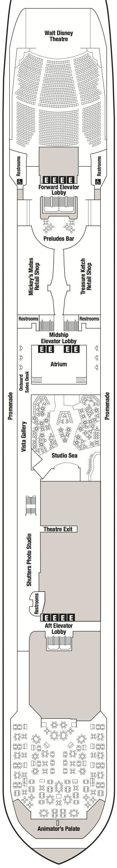 Disney Wonder Deck Plans