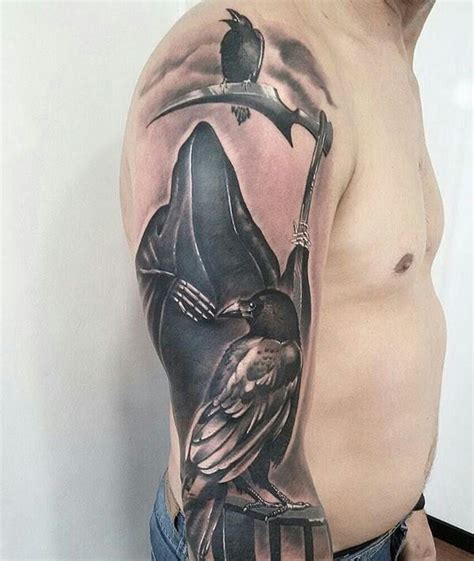 Scythe blade idea M Tattoos, Bild Tattoos, Makeup Tattoos, Badass ...