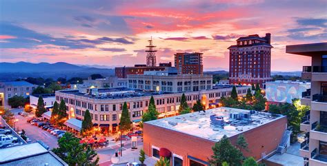 downtown-asheville-skyline pano - Venture Asheville