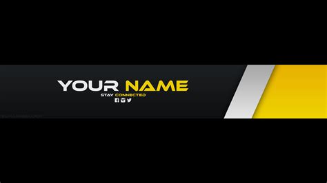 Photoshop Youtube Banner Template