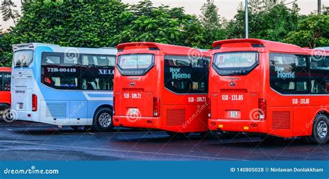 Group of Phuong Trang Buses Editorial Stock Photo - Image of express ...