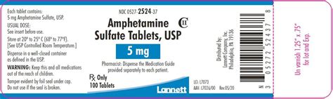 Amphetamine Tablets: Package Insert - Drugs.com