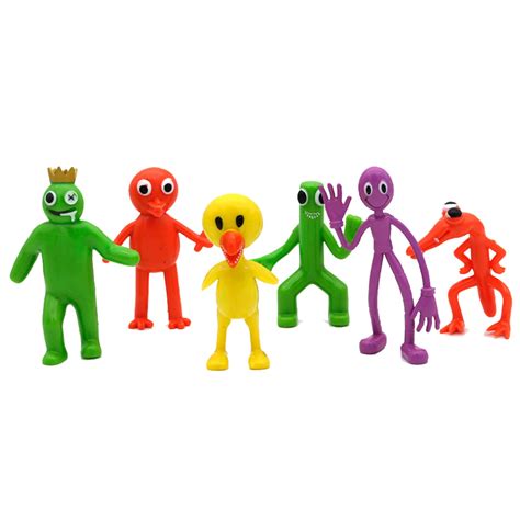 6/8/12PCS Rainbow Friends Action Figure Toys Rainbow Friends - Etsy