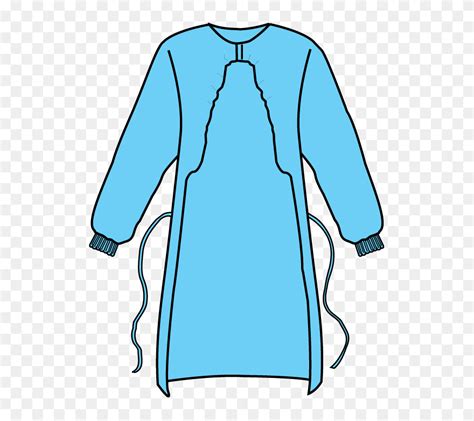 Download Hospital Ppe Gown Clip Art - Png Download (#5358383) - PinClipart