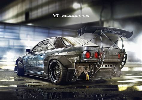 HD wallpaper: artwork, car, Drift Missile, Drifting, Nissan, Nissan ...