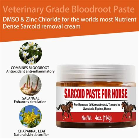 Horse Sarcoid Treatment Removal Paste Cream