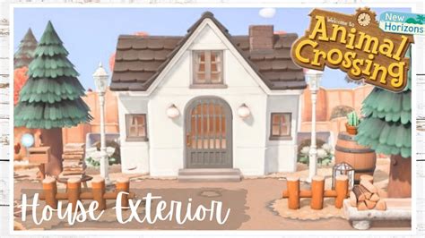 House Exterior Speed Build | Animal Crossing New Horizons - YouTube