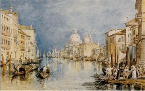 The Grand Canal, Venice, with Gondolas and Figures in the Foreground ...