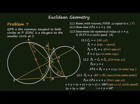 Euclidean Geometry - CAPS Grade 11 theorems - Exam Problems - YouTube