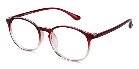 Cumber Round - Red/Crystal Eyeglasses | Crystal eyeglasses, Eyeglasses ...