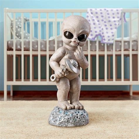 Roswellian Baby Alien Statue - Design Toscano