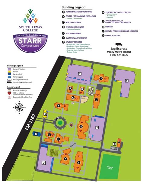 South Texas College Mid Valley Campus Map | Free Printable Maps