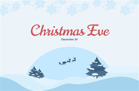 Christmas Eve Banner in Illustrator, SVG, EPS, PNG, JPG, PSD - Download ...