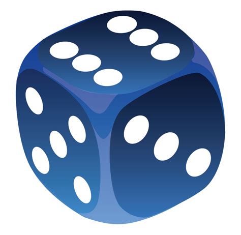 Dice Blue Png - Clip Art Library