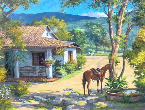 Historia y evolución de la pintura artística : Cuadros con casas de ...