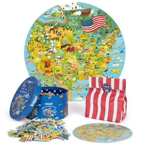 USA State Map Jigsaw Puzzles - 150 Piece Map of The USA Puzzle for Kids ...