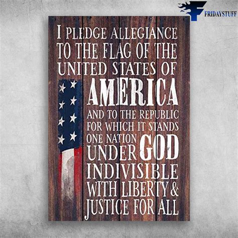 American Flag - I Pledge Allegiance To The Flag, Of The United States ...