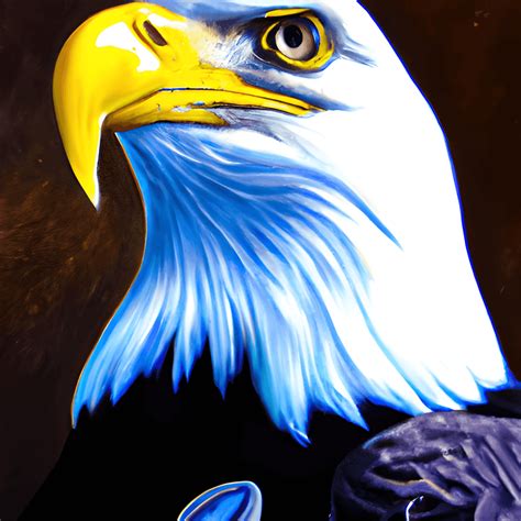 American Flag Eagle Painting · Creative Fabrica